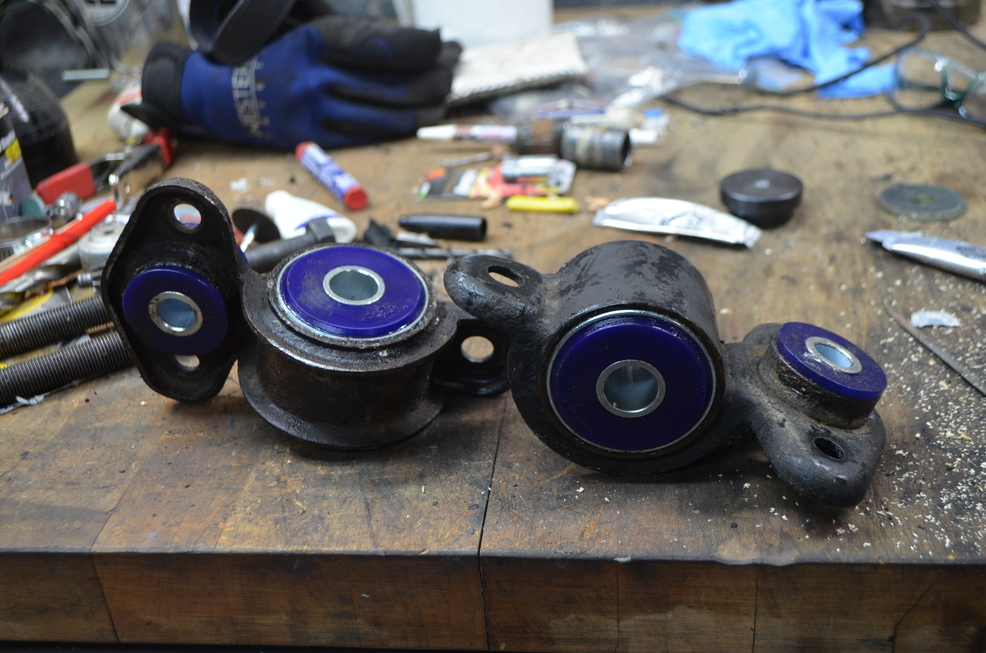 First gen SuperPro control arm polyurethane bushing rebuild